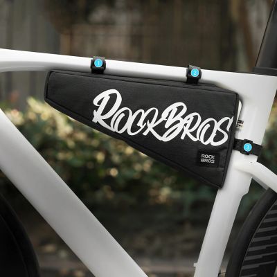 4. Rockbros G008 Flash Journey Dreieck-Rahmentasche XL 1,9 L - Schwarz