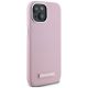 4. Karl Lagerfeld FW Metal Plate MagSafe iPhone 15 Hülle - Rosa