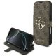 Guess Book 4G Metall-Logo-Hülle für iPhone 18 Pro / 17 Pro – Braun