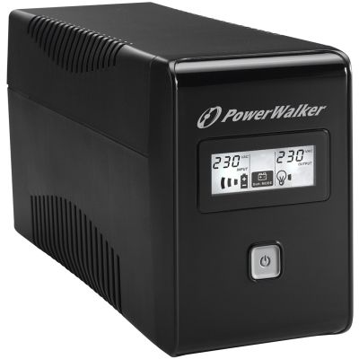 3. PowerWalker VI 850 LCD USV mit Line-Interactive-Technologie, 0,85 kVA, 480 W