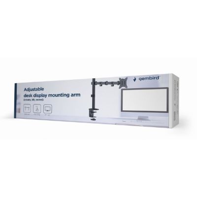 2. GEMBIRD Verstellbarer Tischmonitorarm/Halterung 17-32, VESA 100x100mm, bis zu 9kg