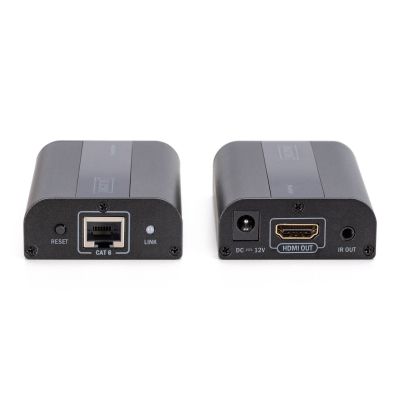 7. DIGITUS HDMI-Extender 30M/60M CAT.6 4K2K 30Hz/60Hz UHD HDCP 2.2 IR-Audio (Kit) DS-55204