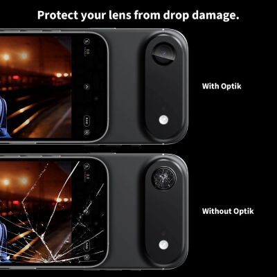 4. Tech-Protect Camring Fit+ Kameraabdeckung für iPhone 17 Air – Transparent