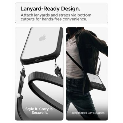 12. Spigen Ultra Hybrid Hülle für iPhone 18 Pro / 17 Pro – Mattschwarz