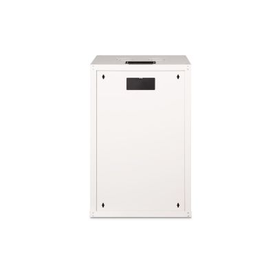 4. Digitus Unique 19" 20HE Wand-Netzwerkschrank 600x450 mm, Glastür, grau, ungeteilt, montiert, 100 kg