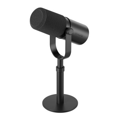 BOYA CastMic P60D Studio-Mikrofonständer mit Kabel (USB/XLR) – Schwarz