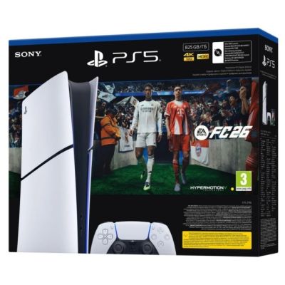 5. Sony PlayStation 5 Digital 825 GB + EA Sports FC26 Konsole