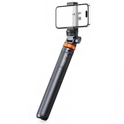 2. Tech-Protect L03S Bluetooth-Selfie-Stick mit Fernbedienung, Stativ bis 148 cm und 180 Kopf – Weiß