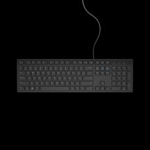 Dell KB216 580-ADHK_1017806533983 Tastatur (Membran; USB; (EU), (US); Schwarz)