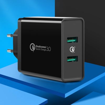 2. Ugreen Wandladegerät 2xUSB-A 36W QC3.0 schwarz (CD161)