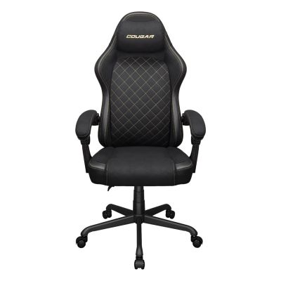 COUGAR CGR-FXF-GLB Universal-Gaming-Stuhl, gepolsterter Sitz, Schwarz, Gold