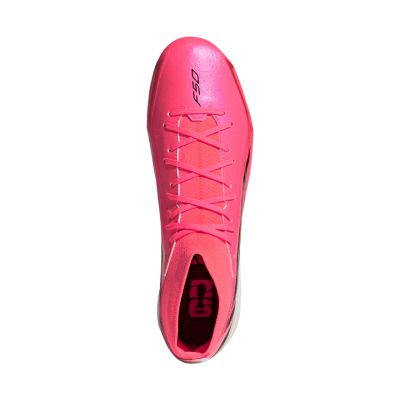 4. Adidas F50 Hyperfast League Mid FG Fußballschuhe pink KJ6714
