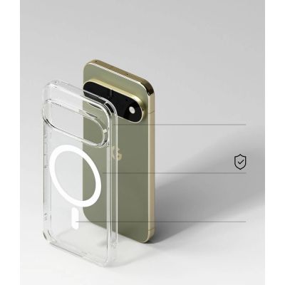 6. Ringke Fusion Magnetische MagSafe-Hülle für Google Pixel 11 Pro – Transparent