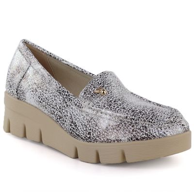 2. Goldene Plateauschuhe für Damen M.Daszyński MR23109D