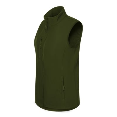 Damen-Softshellweste Trail (military)