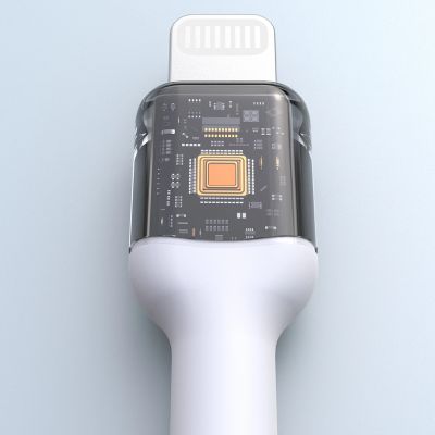 6. Dudao L9X 30W USB-C - Lightning Kabel 1m - Weiß