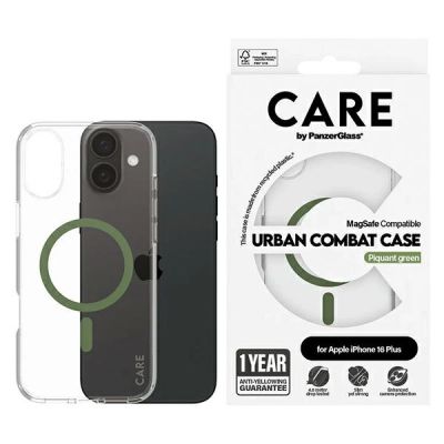 CARE by PanzerGlass Flagship Case iPhone 16 Plus 6,7" grün/grün MagSafe 1371