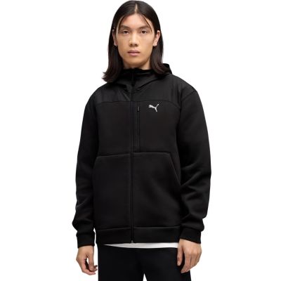 Herren-Hoodie Puma Tech Material Mix, schwarz 694490 01
