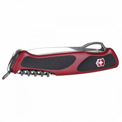 7. Victorinox RangerGrip 79 Taschenmesser, 12 Funktionen, 130 mm, rot-schwarz