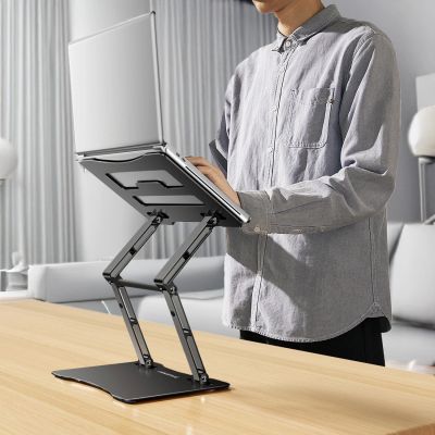 13. Wozinsky WRS-CPY75DSB Laptop- und Tablet-Ständer aus Aluminium + gratis Smartphone-Ständer – Schwarz
