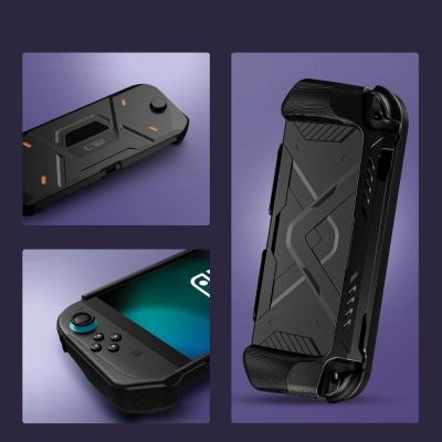 10. Tech-Protect Carbonox-Hülle für Nintendo Switch 2, Schwarz