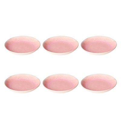ROSE&TULIPANI CONCERTO FUSE ROSA Set mit 6 Suppentellern 21 cm
