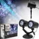 5. Doppel-LED-Projektor Schneeflocken