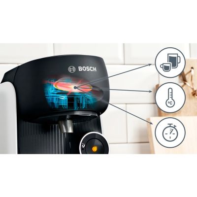 4. BOSCH TAS164E Kapselkaffeemaschine schwarz