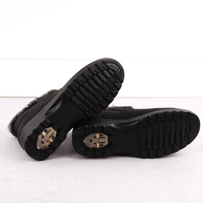 11. Damen-Schneestiefel mit Fellfutter, schwarz, Vinceza 86231