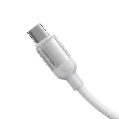 5. Joyroom S-A62 Lively Series 3A Schnelllade-Datenkabel (USB-A auf Typ-C) 1,2 m – Weiß