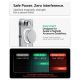 10. Spigen Ultra Hybrid Pro MagSafe Hülle für iPhone Duo – Transparent und Weiß