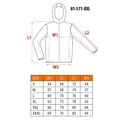 3. NEO Tools 81-571-XXL Arbeitsjacke