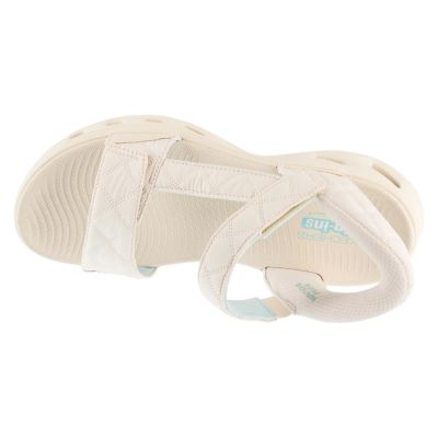 3. Skechers Slip-Ins: GO Walk Glide-Step 2.0 Sandalen – Cozy Fit Jada 141276-NAT, Beige, 36