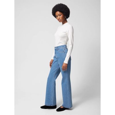 3. Outhorn Damen-Schlagjeans OTHWSS24TTROF726-33S