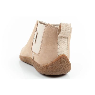 5. Keen Damenschuhe Mosey Chelsea Stiefeletten aus Leder, hellbeige