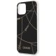 8. Guess, GUHCP12SPCUCHBK iPhone 12 mini 5,4" schwarz/schwarzes Hardcase Gold Chain Collection
