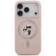 3. Karl Lagerfeld Silicone Karl&Choupette Ring MagSafe Hülle für iPhone 18 Pro / 17 Pro – Schwarz