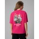 2. Locker geschnittenes Damen-T-Shirt mit Aufdruck 4F 4FRSS26TTSHF3706-53S