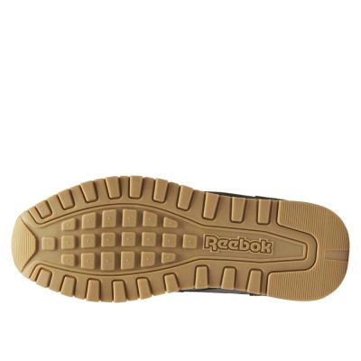 4. Herren-Sportschuhe Reebok Glide, Lifestyle-Sneaker aus Leder für den Alltag, schwarz (GZ2324)