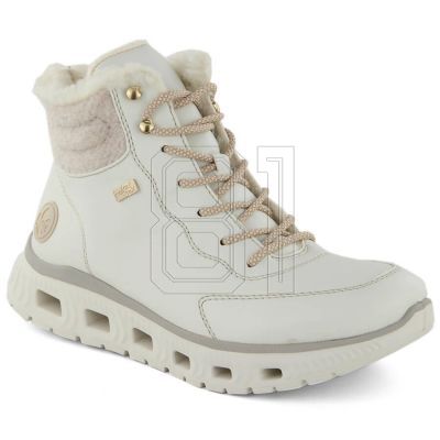 4. Rieker W RKR720 isolierte Sportstiefel, weiß