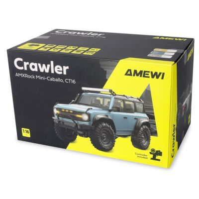 11. RC Crawler Mini-Cabalo AMXRock 4WD 1:16 RTR Grau