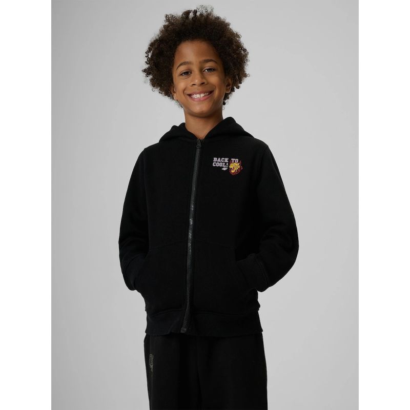 4. Jungen-Sweatjacke mit Kapuze im Regular Fit 4F 4FJRAW26TSWSM3195-20S