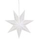 2. PAPIERDEKORATION STERN 45 CM 7 ARME WEISS