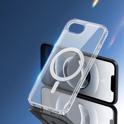 10. Dux Ducis Clin Mag Case für iPhone 16e / 17e, kompatibel mit MagSafe – Schwarz