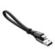 3. Baseus Nimble USB-A / Lightning 2A-Kabel 0,23 m - Schwarz