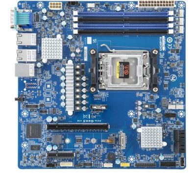 2. Gigabyte MC13-LE1 Motherboard 1x AM5 AMD Epyc 4004/Ryzen 7000 B650E (4xDIMM, 4xSATA, 1xM.2, 2x10Gbe, IPMI, mATX)