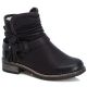 5. Gefütterte schwarze Damen-Ankle-Boots Rieker 94689-00