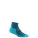 Merinosocken für Damen, Darn Tough Light Hiker 1/4 Lightweight mit Polsterung – Cascade, Größe: S