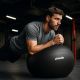 7. VIRTUFIT ANTI-BURST PRO GYMNASTIKBALL MIT PUMPE GRAU 65 CM