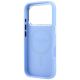7. Guess MagSafe-Hülle mit genarbtem Dreieckslogo für iPhone 18 Pro Max / 17 Pro Max – Blau